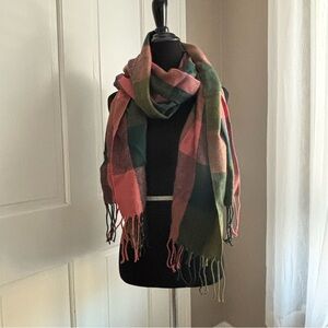 Multicolor Plaid Scarf